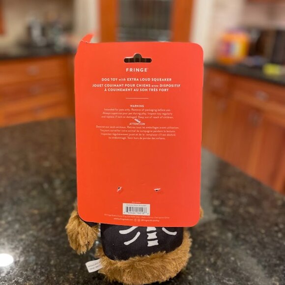 Halloween Sloth Dog Toy!  Almost 13" tall.  Squeaks & NWT - Picture 2 of 5